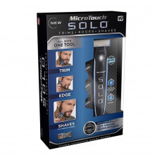Чоловічий електричний тример для бороди та вусів Micro Touch Solo з підсвічуванням