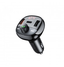 АЗП з FM-модулятором REMAX Lodi Series All-in-One. PD+QC Fast Car Charge Black ( )