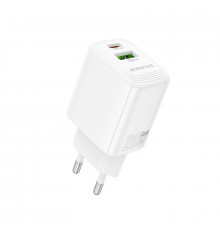 Мережевий зарядний пристрій BOROFONE Fuente. charger (EU) White ( )
