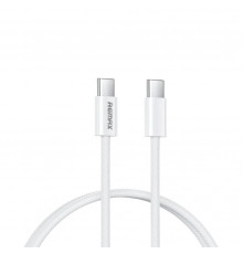 Кабель REMAX Chelectricy Series PD Fast Charging Braided Data Cable C-C White ( )