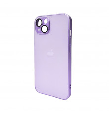 Чохол для смартфона AG Glass Matt Frame Color Logo for Apple iPhone Light Purple ( )