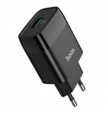 Мережевий зарядний пристрій HOCO Glorious single port. charger Black ( )