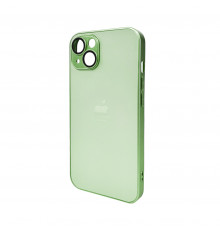 Чохол для смартфона AG Glass Matt Frame Color Logo for Apple iPhone Light Green ( )