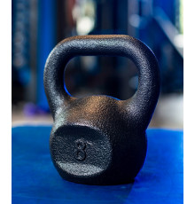 Гиря чавунна RN-SPORT 8 кг металева чорний