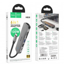 USB-C HUB Hoco multifunction converter (Type-C to.. )