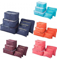 Набір дорожніх органайзерів для одягу Laundry Pouch (6 шт.)