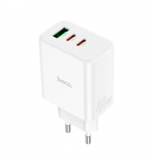 Мережевий зарядний пристрій HOCO Pure power ) charger White ( )