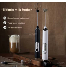 Ручний акумуляторний капучинатор Egg Beater, бездротовий спінювач молока швидкості