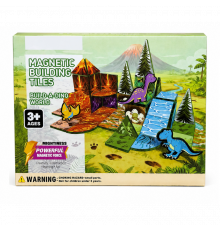 Конструктор магнітний Dino World ( деталей)