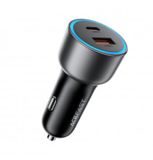 Автомобільний зарядний пристрій ACEFAST charger Metal Gray ( )