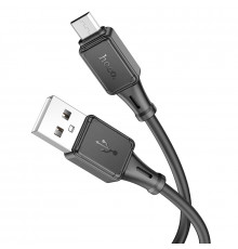 Кабель HOCO Assistant silicone charging data cable Micro Black ( )