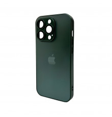 Чохол для смартфона AG Glass Matt Frame Color Logo for Apple iPhone Pro Cangling Green ( )