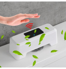 Безконтактна сенсорна кнопка зливу для унітазу SENSOR FLUSHLY, мАг,, біла