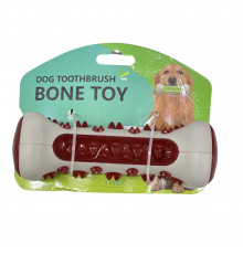 Гумова іграшка для собак TOOTH BRUSH DOG, кістка для чищення зубів