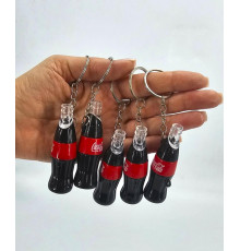 Пластиковий брелок-пляшечка Coca-Cola, см