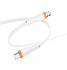 Кабель BOROFONE Esplendido charging data cable C to C White ( )