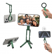 Тримач телефона Ulanzi Foldable Magnetic Phone Tripod (Green) ( )