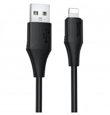 Кабель HOCO Bien silicone charging data cable iP Black ( )