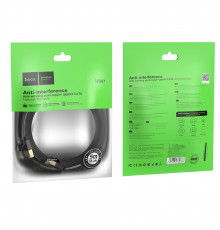 Кабель мережевий патч-корд для інтернету Hoco General pure copper flat network cable
