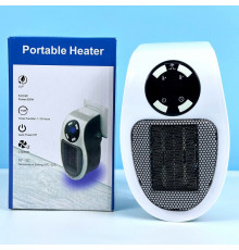 Міні-електрообігрівач у розетку Portable Heater (з пультом керування та LED дисплеєм) (18см)