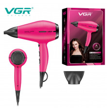 Фен професійний VGR PINK, швидкості, температурні режими, Вт