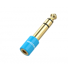 Аудіо перехідник Vention. Male to. Female Audio Adapter Blue Aluminum Alloy Type ( ) ( )