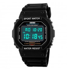 Годинники наручні SKMEI, BLACK/BLACK