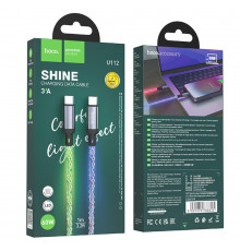 Data Cable Hoco Shine Type-C to Type-C
