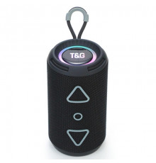 Bluetooth-колонка з RGB ПІДСВІЧУВАННЯМ, speakerphone, радіо, black