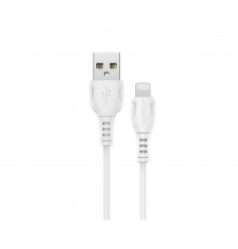 Кабель BOROFONE USB to iP.,, PVC, PVC connectors, White ( )