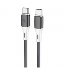 Кабель Wibrand Mamba silicone charging data cable C to C Black (WI. )