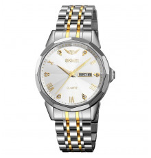 Годинники наручні SKMEI, SILVER-GOLD-SILVER