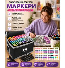 Набір двосторонніх спиртових маркерів для скетчингу Touch, кольорів у чохлі
