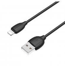 Кабель BOROFONE USB to iP.,, PVC, TPE connectors, Black ( )