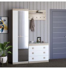 Передпокій Еверест Соната 4 (модульний - 4 елементи) дуб сонома + білий (DTM-2196)