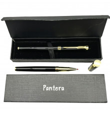 Подарункова ручка ролерна Pantera у футлярі (чорно-золота)