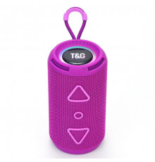 Bluetooth-колонка з RGB ПІДСВІЧУВАННЯМ, speakerphone, радіо, purple