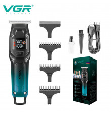 Тример VGR GREEN, RPM, насадки, LED display
