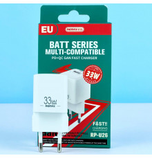 Мережевий зарядний пристрій Remax Batt Multi-Compatible GaN