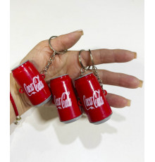 Пластиковий брелок Coca-Cola у вигляді баночки, см