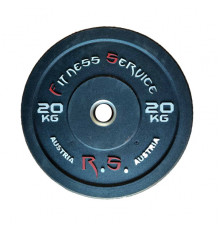 Бамперний диск для кросфіту Fitness Service RCP23-20 20 кг