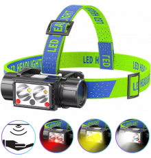Ліхтар налобний ), Motion Sensor, Li-Ion аккум., ЗП Type-C