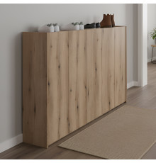 Тумба для взуття Doros Кассель Дуб Евок 5 ДСП 159х40х110 (DRS-011830)