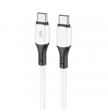 Кабель Wibrand Mamba silicone charging data cable C to C White (WI. )