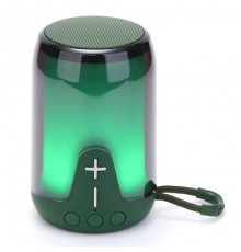 Bluetooth-колонка з RGB ПІДСВІЧУВАННЯМ, speakerphone, радіо, green