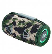 Bluetooth-колонка з RGB ПІДСВІЧУВАННЯМ, speakerphone, радіо, camouflage
