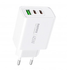 Мережевий зарядний пристрій REMAX Kiddy Series Fast Charger EU-WHITE ( )