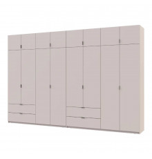 Шафа для одягу Doros Лукас Кашемір 4+4 ДСП 360х50х240 DRS-011722 (42005144)