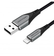Кабель Vention USB. A to Lightning Cable Gray Aluminum Alloy Type (LABHF) (LABHF)