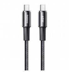 Кабель REMAX WindSpeed Series Fast charging aluminum alloy braided data cable. (C-C) - Black ( )